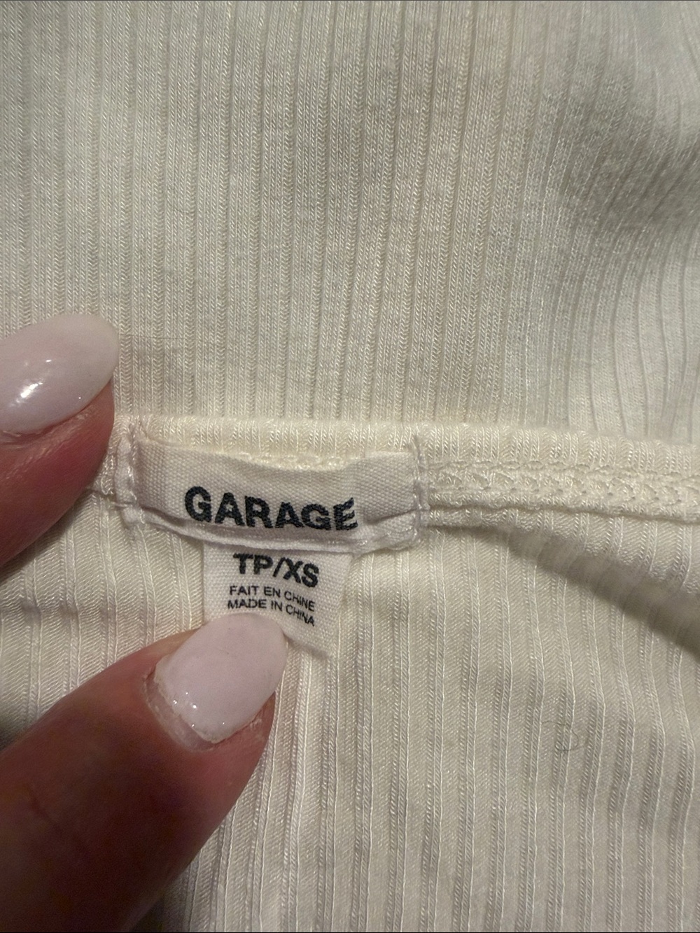 Garage Ribbed Tank Top - Picture 4 of 4